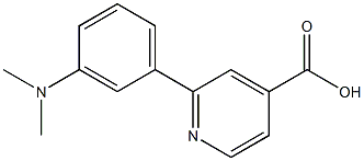 2-(3-Dimethylaminophenyl)-isonicotinic acid,,结构式