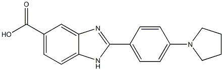 2-(4-Pyrrolidin-1-yl-phenyl)-1H-benzimidazole-5-carboxylic acid