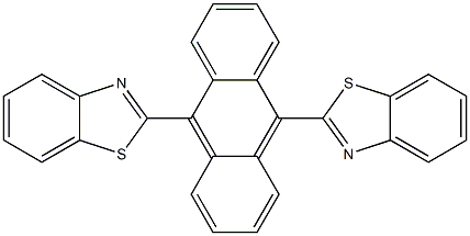 2,2'-(9,10-Anthracenediyl)bis-1H-Benzothiazole,,结构式