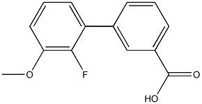 3-(2-Fluoro-3-methoxyphenyl)benzoic acid,,结构式