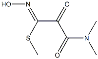 Ethanimidothioic acid, 2-(dimethylamino)carbonyl-N-hydroxy-2-oxo-, methyl ester,,结构式