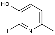 3-Hydroxy-2-iodo-6-picoline,,结构式