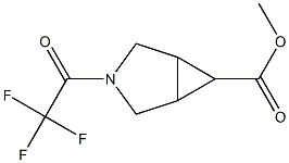 3-(2,2,2-Trifluoro-acetyl)-3-aza-bicyclo[3.1.0]hexane-6-carboxylic acid methyl ester Structure