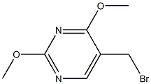 5-Bromomethyl-2,4-dimethoxy-pyrimidine Structure