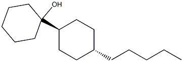 反-4-戊基环己基环己醇,,结构式