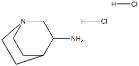 (dl)-3-Aminoquinuclidine dihydrochloride Struktur