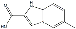 6-methyl-1,8a-dihydroimidazo[1,2-a]pyridine-2-carboxylic acid,,结构式