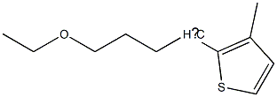 (3-Ethoxy-propyl)-(3-methyl-thiophen-2-ylmethyl)- 化学構造式