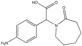 (4-Amino-phenyl)-(2-oxo-azepan-1-yl)-acetic acid,,结构式