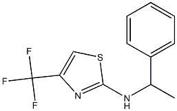 2-(1-Phenyl-ethylamino)-4-trifluoromethyl-thiazole Structure