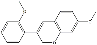 4-Methoxy-5-(7-methoxy-2H-chromen-3-yl)-benzene- Structure