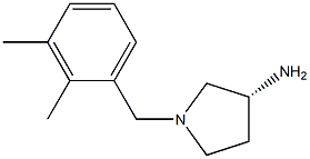 (3R)-1-(2,3-dimethylbenzyl)pyrrolidin-3-amine Struktur