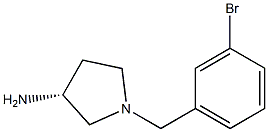 (3R)-1-(3-bromobenzyl)pyrrolidin-3-amine,,结构式