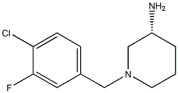 (3R)-1-(4-chloro-3-fluorobenzyl)piperidin-3-amine|