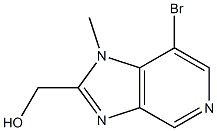 (7-bromo-1-methyl-1H-imidazo[4,5-c]pyridin-2-yl)methanol Structure