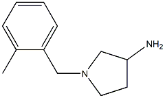 1-(2-methylbenzyl)pyrrolidin-3-amine,,结构式