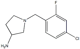 1-(4-chloro-2-fluorobenzyl)pyrrolidin-3-amine