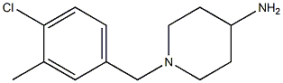 1-(4-chloro-3-methylbenzyl)piperidin-4-amine Structure