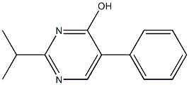 2-(1-methylethyl)-5-phenylpyrimidin-4-ol 结构式