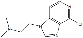 2-(4-chloro-1H-imidazo[4,5-c]pyridin-1-yl)-N,N-dimethylethanamine Structure