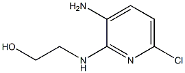 2-[(3-amino-6-chloropyridin-2-yl)amino]ethanol Structure