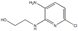 2-[(3-amino-6-chloropyridin-2-yl)amino]ethanol Struktur