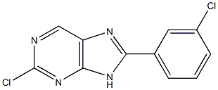 2-chloro-8-(3-chlorophenyl)-9H-purine