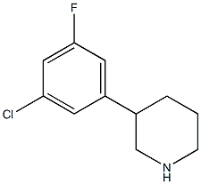 3-(3-chloro-5-fluorophenyl)piperidine