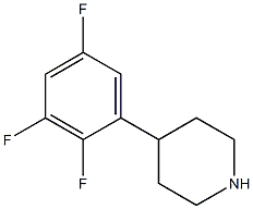 4-(2,3,5-trifluorophenyl)piperidine Struktur