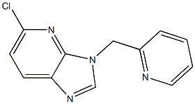 5-chloro-3-(pyridin-2-ylmethyl)-3H-imidazo[4,5-b]pyridine,,结构式