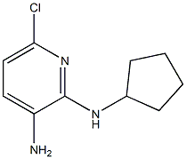 6-chloro-N2-cyclopentylpyridine-2,3-diamine Structure