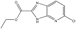 ethyl 5-chloro-3H-imidazo[4,5-b]pyridine-2-carboxylate,,结构式