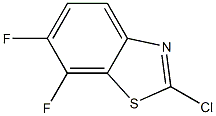 2-CHLORO-6,7-DIFLUORO-BENZOTHIAZOLE Structure