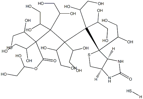 BIOTIN-DECA(ETHYLENE GLYCOL)-DISULFID Structure