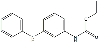 ethyl (3-anilinophenyl)carbamate 化学構造式