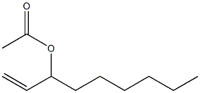 3一乙酰氧基-1一壬烯, , 结构式