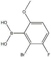  6-溴-5-氟-2-甲氧基苯硼酸