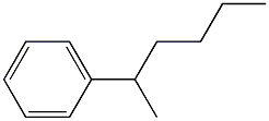 (1-methylpentyl)benzene 化学構造式