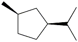 1-methyl-cis-3-isopropylcyclopentane Structure