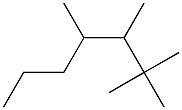 2,2,3,4-tetramethylheptane Struktur