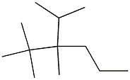 2,2,3-trimethyl-3-isopropylhexane 结构式