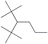 2,2-dimethyl-3-tert-butylhexane,,结构式