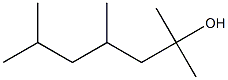 2,4,6-trimethyl-2-heptanol Structure