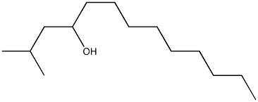 2-methyl-4-tridecanol 化学構造式