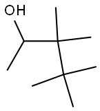 3,3,4,4-tetramethyl-2-pentanol 化学構造式