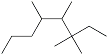 3,3,4,5-tetramethyloctane 化学構造式