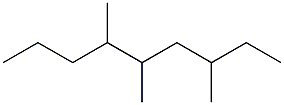 3,5,6-trimethylnonane Structure