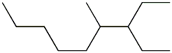 4-methyl-3-ethylnonane Structure