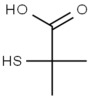 2-MERCAPTOISOBUTIRIC ACID 结构式