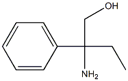 2-AMINO-2-PHENYL-N-BUTANOL 化学構造式